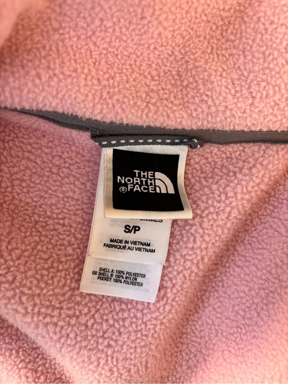 Women's Pink Fleece Jacket - Picture 7 of 7